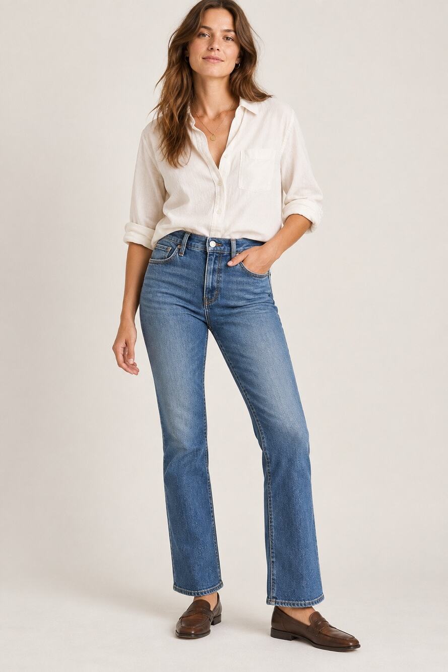 Madewell Slim Demi-Boot Jeans in Enright Wash – Size 27